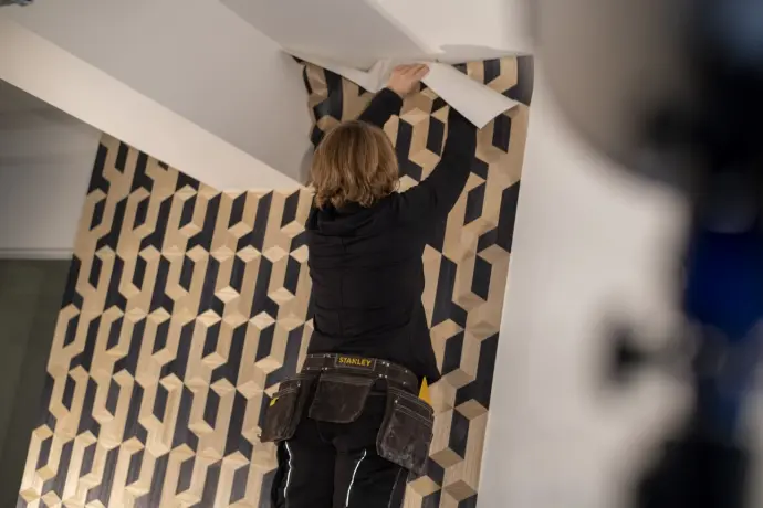 Wall decoration in a living room
