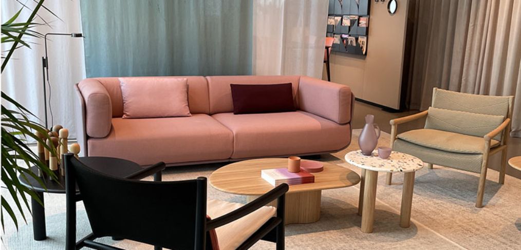 Showroom with designer furniture