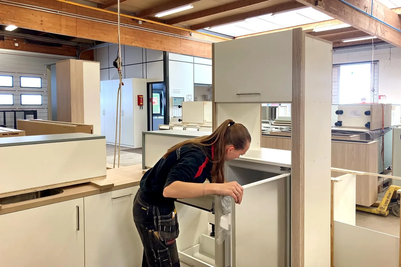 Interior joinery in the workshop