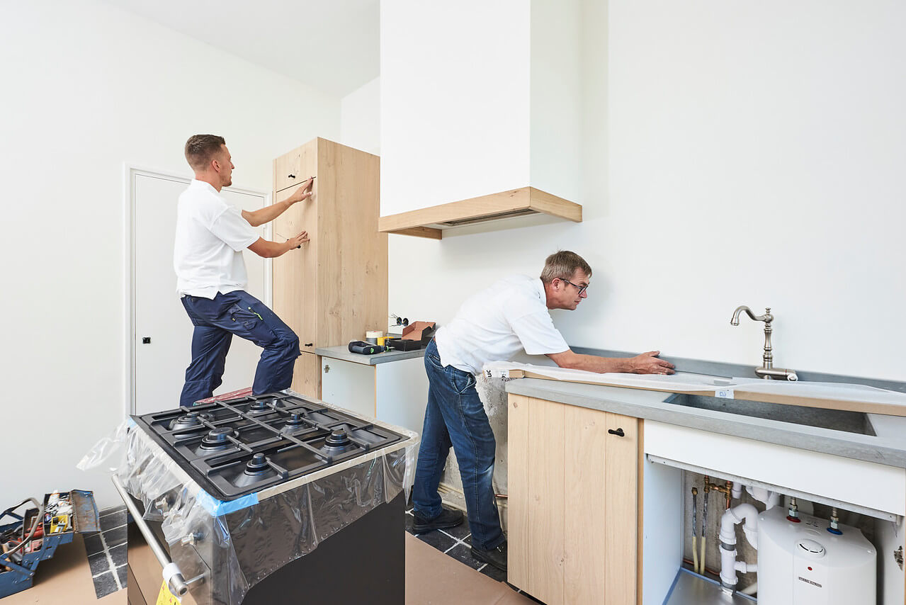 Installation of a bespoke kitchen